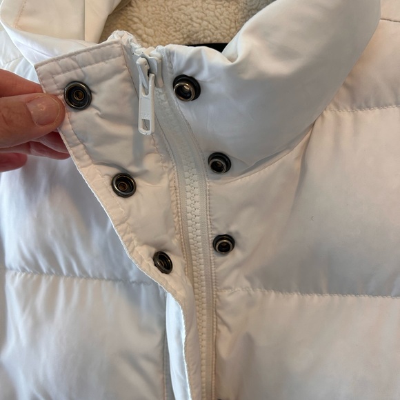 J. Crew white down blend Quilted Vest - Picture 10 of 10